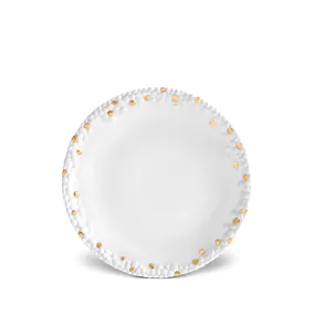 Haas Mojave Bread   Butter Plate - White   Gold