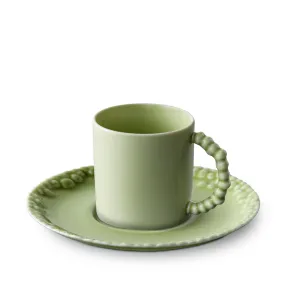 Haas Mojave Espresso Cup   Saucer - Matcha